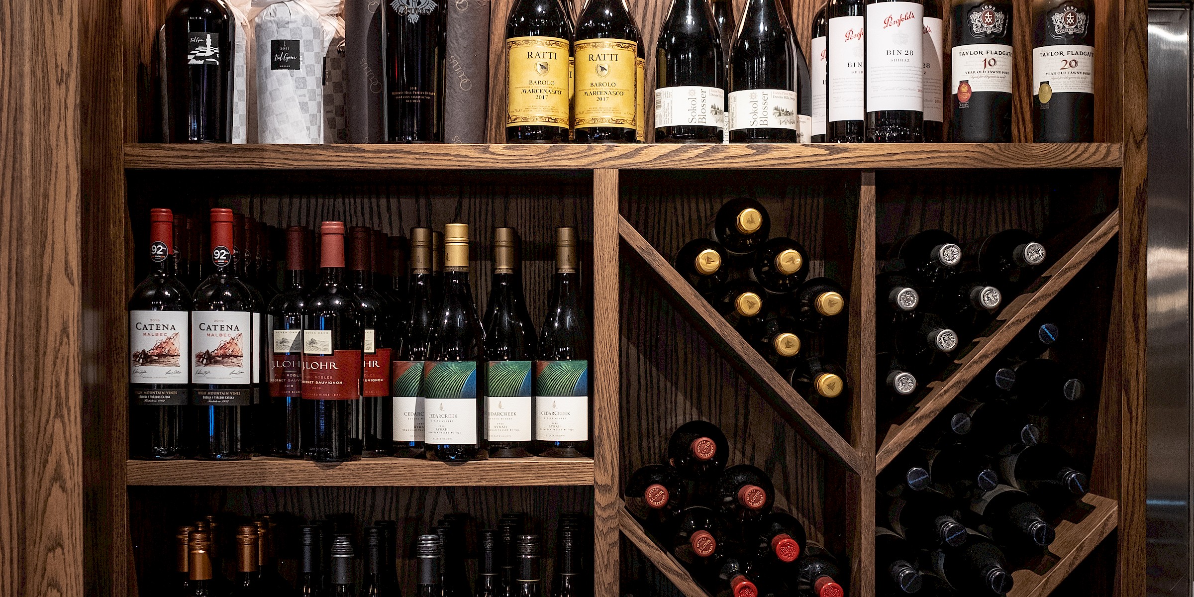 The Waypoint Restaurant, wine selection