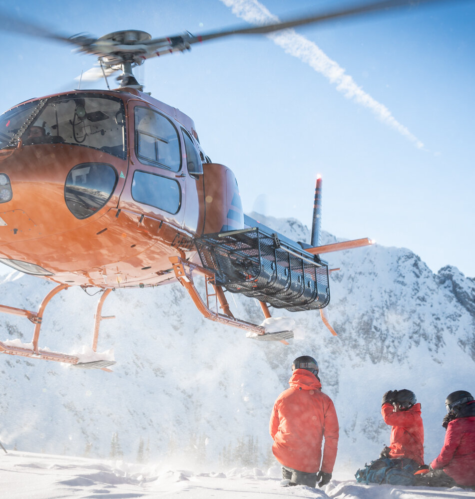 Kootenay Mountain, heli skiing BC, Canada